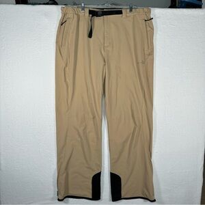 Aigle Actimum All Weather Shell Tan Pants Size 40x32  Waterproof‎ Activewear